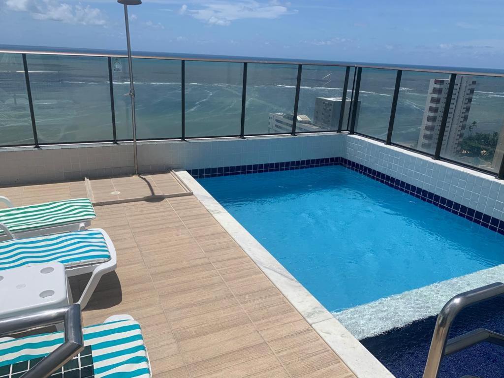 Apartamento com vista para o Mar Recife Exterior foto